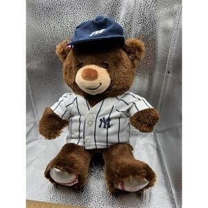 New York Yankees Build A Bear Official MLB Baseball  Teddy Bear Plush 16"